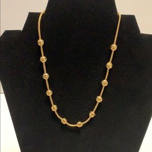 💗EUC OSCAR DE LA RENTA TWISTED BEADED NECKLACE 💗